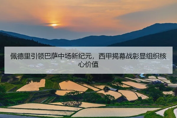 佩德里引领巴萨中场新纪元，西甲揭幕战彰显组织核心价值